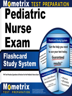 cover image of Pediatric Nurse Exam Flashcard Study System